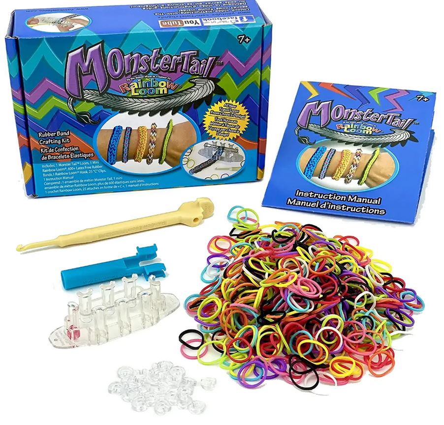 Monster-Tail™ - cestovní set - výrobky a náramky z gumiček